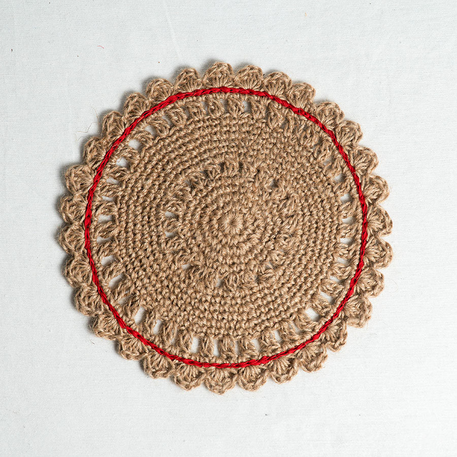 Jute Crochet Placemat