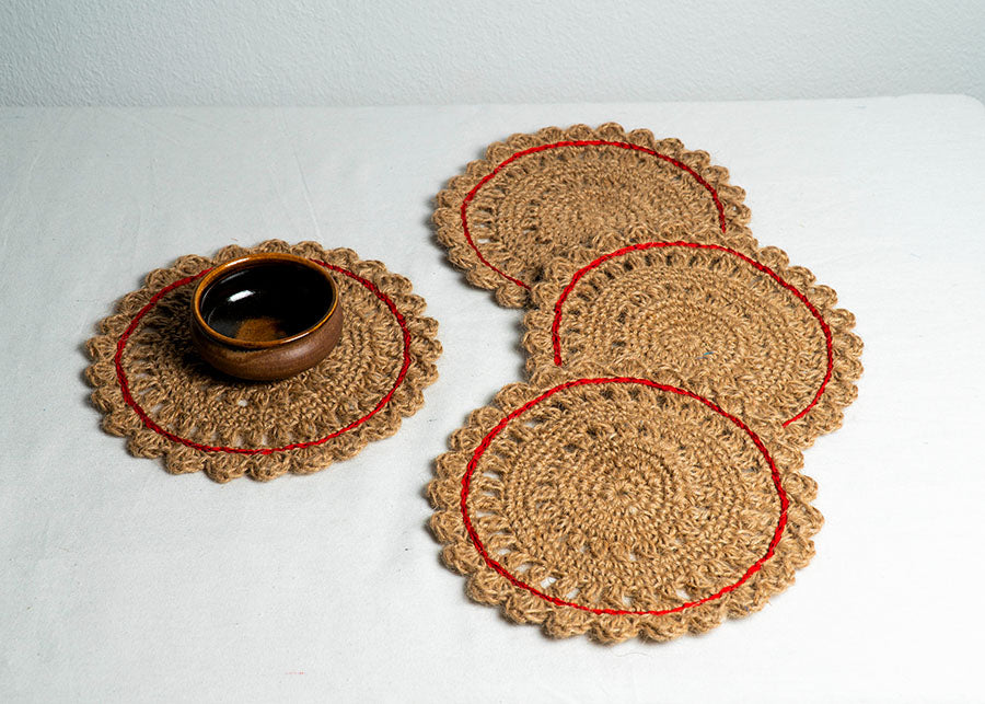 Jute Crochet Placemat
