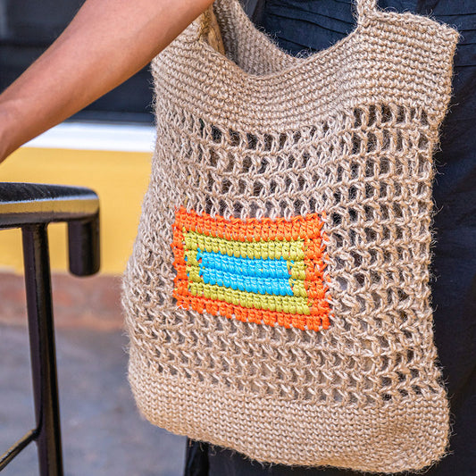 Jute Designer Tote