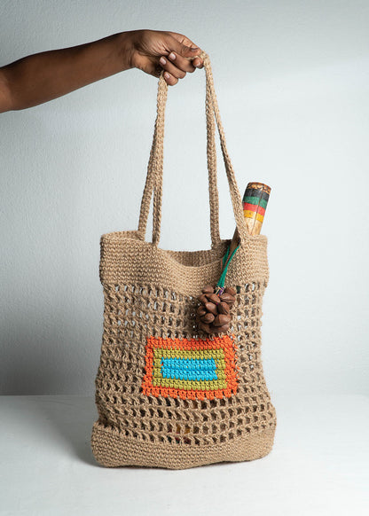 Jute Designer Tote